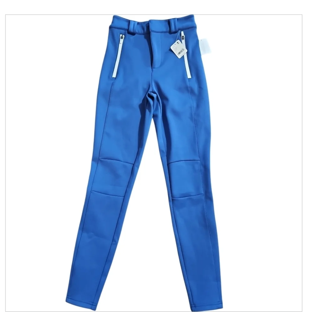 NWT Free People FP Movement Chill Factor Ski Leggings Blue Small